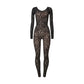 Black Polyamide Jumpsuit