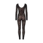 Black Polyamide Jumpsuit