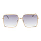 Gold Stainless Steel Sunglasses