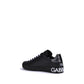 Black Calf Leather Bos Taurus Athletic Sneakers