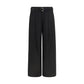 Black Cotton Chino Pants