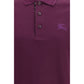 Purple Cotton Polo Shirt