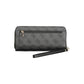 Black Polyurethane Women's Wallet