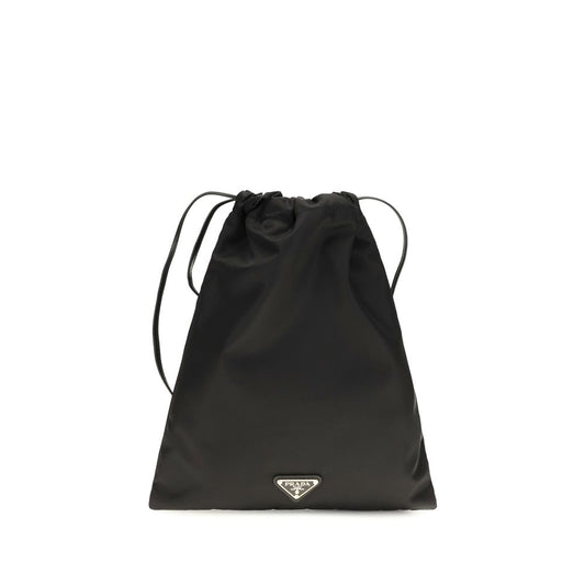 Black Polyamide Clutch Bag