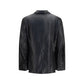 Black Lambskin Blazer