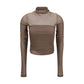 Brown Polyamide Pattern Shirt