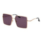 Gold Stainless Steel Sunglasses