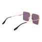 Gold Stainless Steel Sunglasses