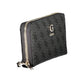 Black Polyurethane Womens Wallet