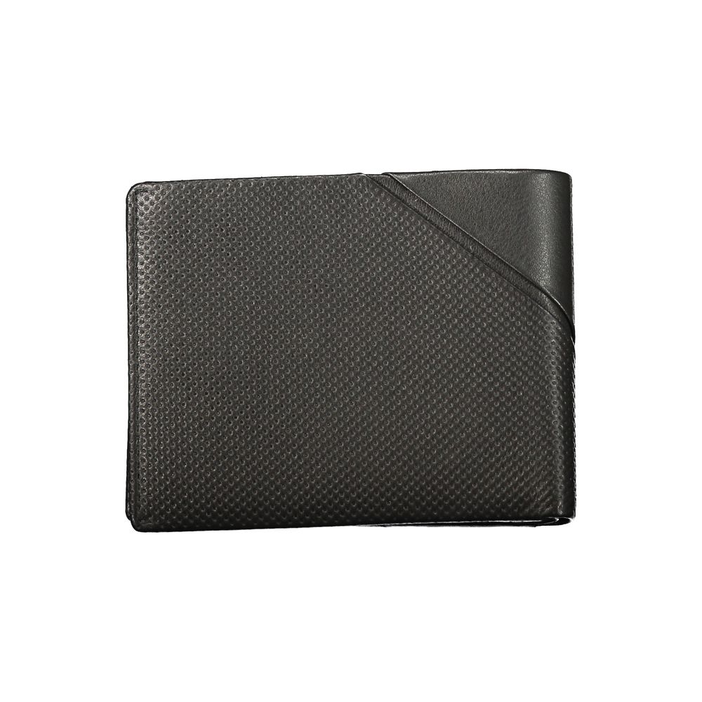 Black Leather Men's Wallet