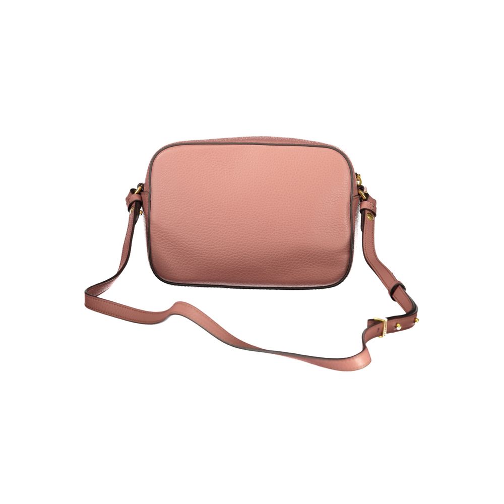 Pink Leather Handbag