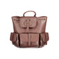Brown Leather Backpack