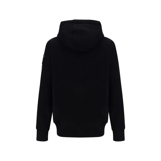 Black Polyester Hoodie