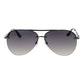 Gray Metal Sunglasses