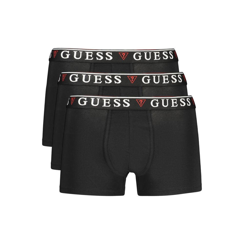 Black Cotton Men Underwear