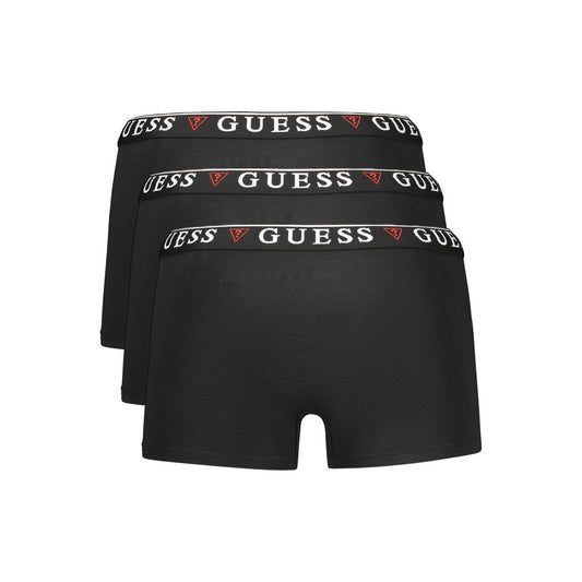 Black Cotton Men Underwear