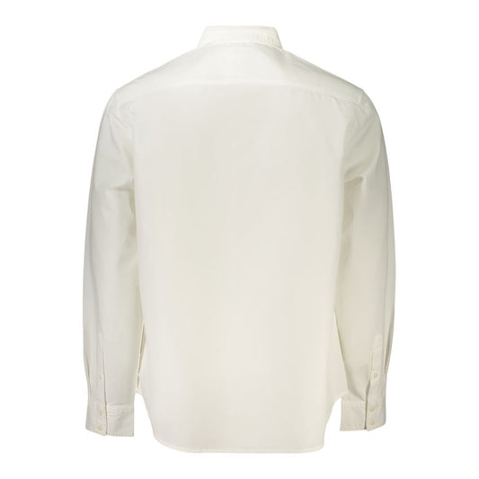 White Cotton Men's Shirt