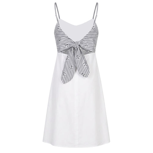 White Cotton Women Dress