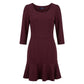 Red Viscose Women Dress