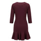 Red Viscose Women Dress