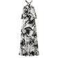 Black Polyester Women Dress