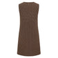 Beige Polyester Women Dress