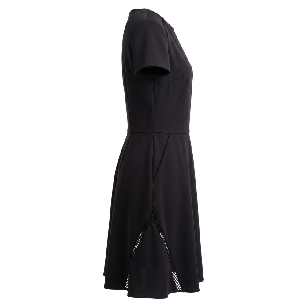 Black Polyester Women's Dress
