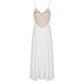 White Polyester Women Dress