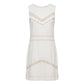 White Polyester Women Dress
