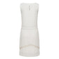 White Polyester Women Dress