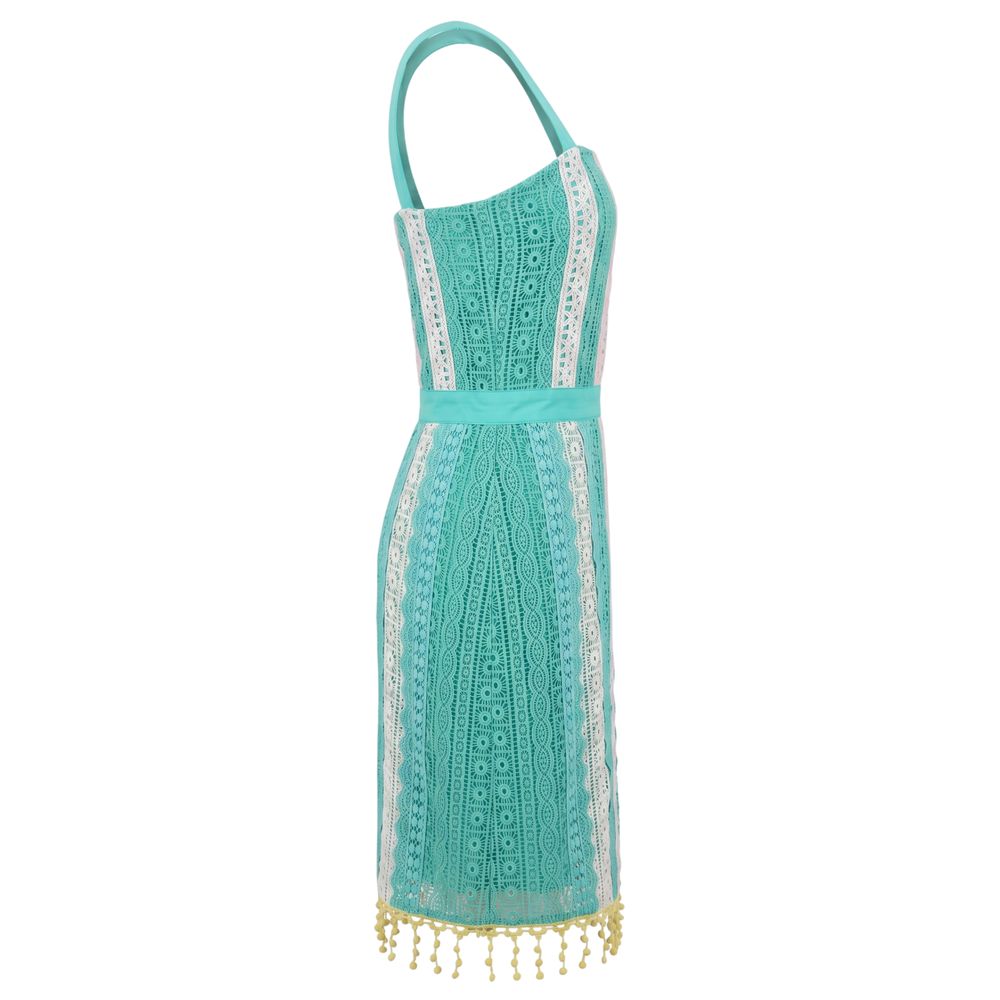 Green Cotton Women Dress