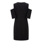 Black Polyester Women Dress