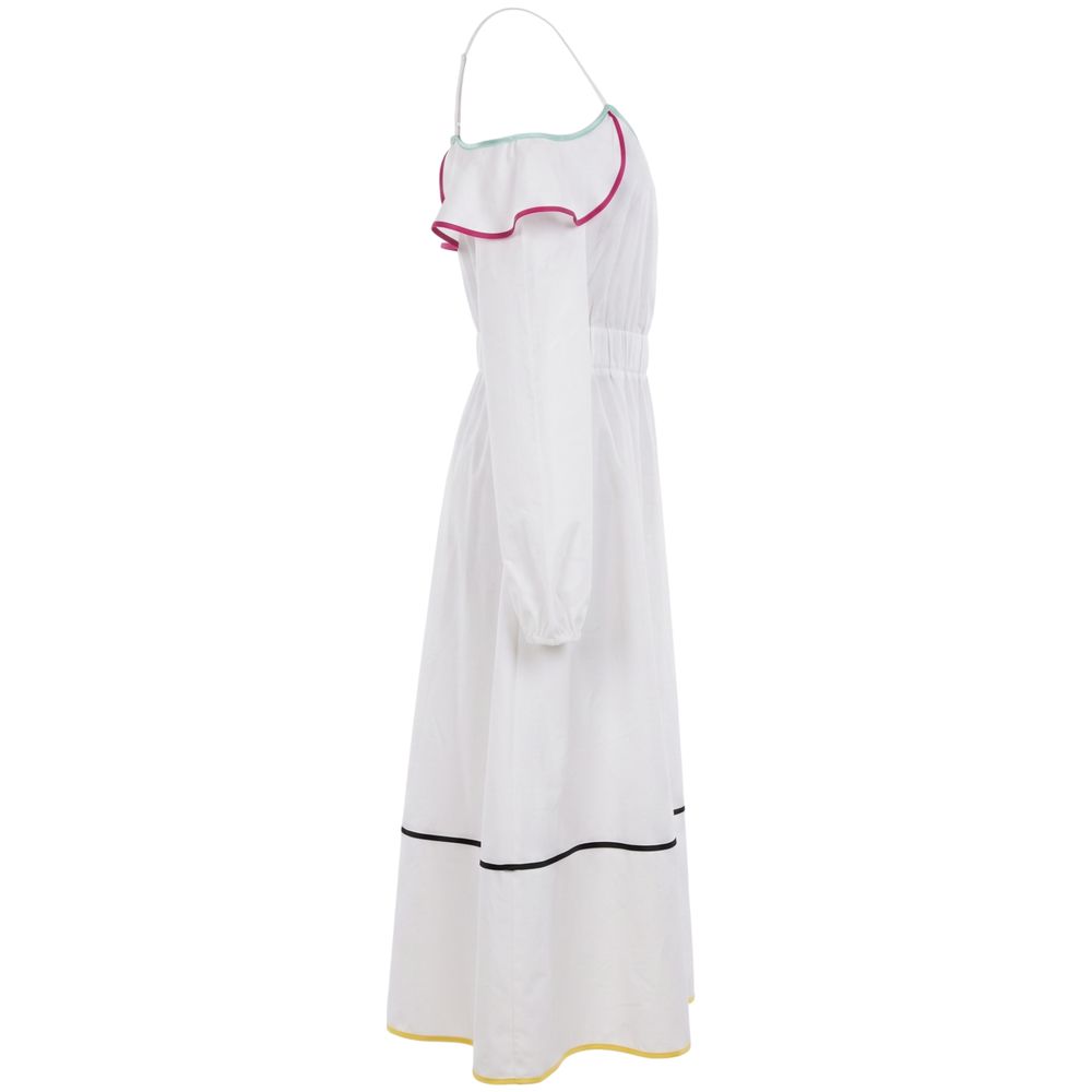 White Cotton Women Dress