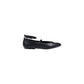Black Polyester Platform Pumps