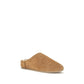 Beige Leather Mules