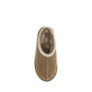 Beige Leather Mules