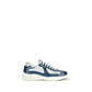 Blue Calf Leather Bos Taurus Athletic Sneakers