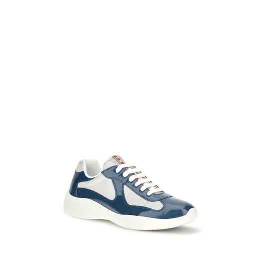 Blue Calf Leather Bos Taurus Athletic Sneakers