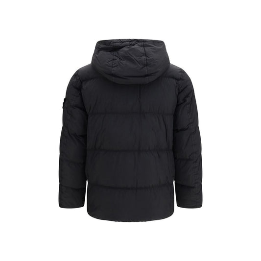 Black Goose Down Full-Length Jacket