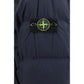 Blue Polyamide Full-Length Jacket