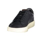Blue Leather Men's Sneakers