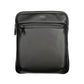 Black Polyurethane Men's Shoulder Bag