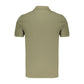 Green Cotton Men's Polo Shirt
