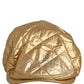 Men Gold Wide Quilted Newsboy Capello Hat