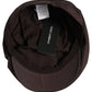 Men Brown Cotton Newsboy Capello Cabbie Hat