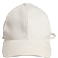 Men White Cotton Stretch Baseball Capello Hat