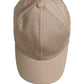 Men Beige Cotton Stretch Baseball Capello Hat
