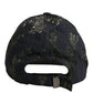 Men Black Floral Barocco Cotton Baseball Cap Hat