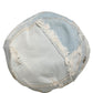 Men Blue Patchwork Cotton Denim Bucket Cap Hat