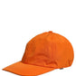 Men Orange Polyester Baseball Cap 6 Panels Hat